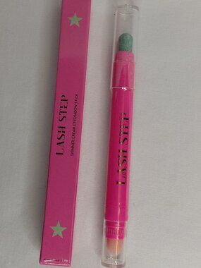 Lash Step - Shimmer Cream Eyeshadow Stick - Green